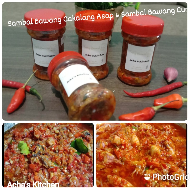 Sambal Bawang Cakalang Asap dan Sambal Bawang Cumi